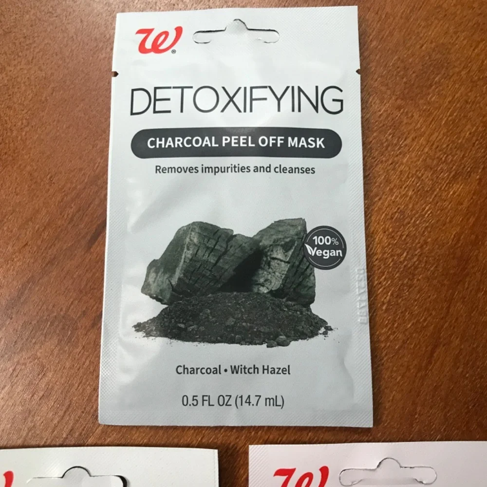 Walgreens Revitalizing/Detoxifying/Renewing Peel Off Masks Bundle 6 pack New